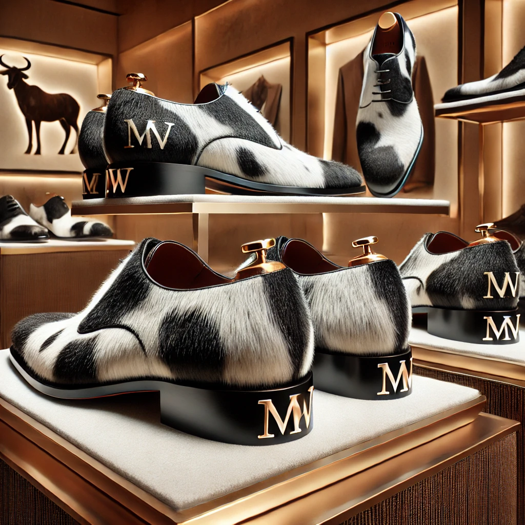 Zapatos de piel de vaca